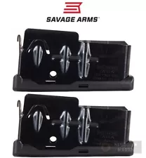 TWO Savage 10FC 11FC 12FCV 10 Predator .243 7mm .260 .308 4-Rd MAGAZINES 55105