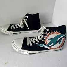 Foco Miami Dolphin NFL High Top Shoes Men's Size 9