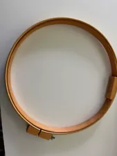 Wood Quilting Hoop J.H. Bonwick & Co. Australia 16" Diameter 1" Wide