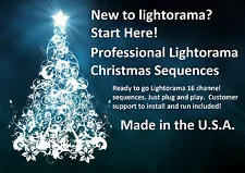 **Light O Rama Sequences 16 Channels. Lightorama Christmas Package. $9.99 each**