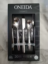 Oneida STORM 18/0 Stainless Steel 20pc. Flatware Set (Service for Four)