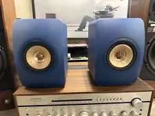 KEF LS50 META Bookshelf Speakers (Pair) Blue - Used