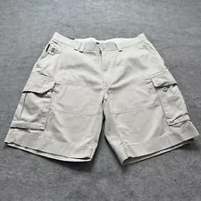 Polo Ralph Lauren Shorts Men 38 Beige 11" Cargo Baggy Relaxed Khaki