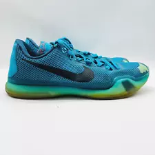 Nike Kobe 10 5AM Flight Mens 13 Shoes Blue Lagoon Basketball Sneakers 705317-403