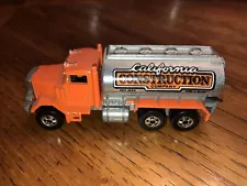 1979 Hot Wheels Peterbilt California Construction Water Truck