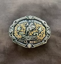 Trophy Rodeo Champion Belt Buckle Bull Rider Riding