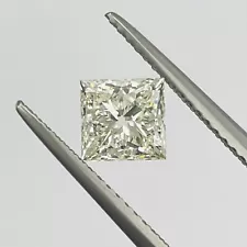 GIA Certified Natural Loose Diamond 1.21 Ct Princess Cut M IF For Jewelry Ring