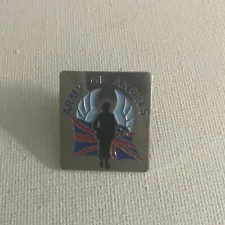 Army Of Angels British Soldier Union Flag Metal Pin Lapel Badge