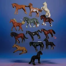 Lot Of 12 Different 2018 CollectA Miniature Horses + 1 Generic Horse Great Cond