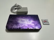 New Nintendo 3DS XL Galaxy Edition Handheld System with Charger + Game Tested