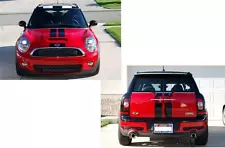 Mini Cooper Clubman Clubman S Dual Stripes Vinyl Decals 2008-2013 Boot Bonnet