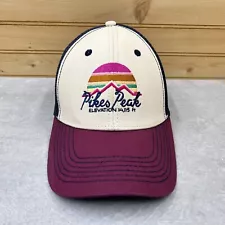 PIKES PEAK Elevation 14,115 ft Hat Ball Cap Adjustable SNAPBACK Mesh Back