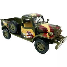 1946 Dodge Power Wagon Classic Armor Pick Up Truck - Military Pullback Vehicle