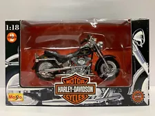 Maisto 1998 Harley Davidson FLSTF Fat Boy Die Cast 1:18 Series 2