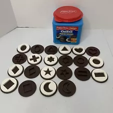 Vintage FISHER PRICE Oreo Matchin' Middles Shape Game 11 Cookies Incomplete 1996