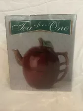 Apple “ Tea For One” Teapot Set Sugar Bowl Creamer Set