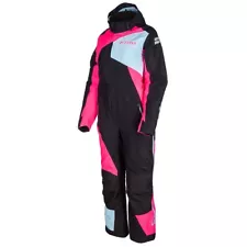 KLIM Sample Vailslide Snowmobile Suit-Women's Medium -Crystal Blue/Knockout Pink