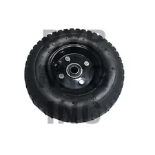 8" BLACK RIM AIR PNEUMATIC TRUCK DOLLY WAGON INDUSTRIAL TRAINING WHEEL TIRE