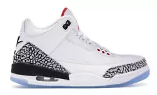 Air Jordan 3 Retro Free Throw Line White Cement (WORN)