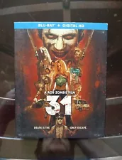 Rob Zombie's 31 (Blu-ray, 2015) With Slipcover - Malcolm McDowell, Meg Foster