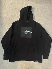 Designer PINK DOLPHIN Men’s Size Large Black Hoodie Sweatshirt