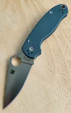 Spyderco Paramilitary 3 Para 3 CTS 204P knifeworks Exclusive Forest Green G10