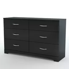 South Shore Maddox Dresser in Pure Black