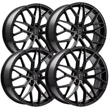 (Set of 4) Defy D07 20x8.5 5x112 +35mm Satin Black Wheels Rims 20" Inch