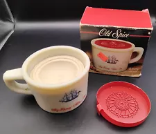 Vintage Old Spice Shaving Mug Ship Recovery Set NIB (BoxG)