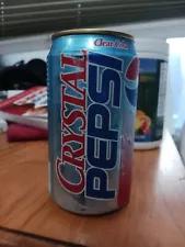 Original Crystal Pepsi Can Still Has Liquid