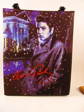 Elvis Presley Purse Joe Petruccio Artwork Ashley M 8.5" x 6.75" Handle Strap