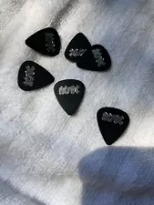 AC/DC Guitar Picks 6 Picks For $5 Lowest Price On eBay For The Real Deal Gear!!!