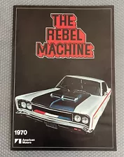 Vintage 1970 AMC Rebel Machine 8 Page Dealer Sales Brochure