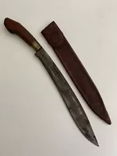 NICE Filipino Philippines palang bolo knife/sword w/leather sheath FMA not Moro