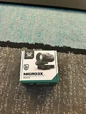 Vortex Optics Micro3X Red Dot Sight Magnifier with Quick-Release Mount V3XM