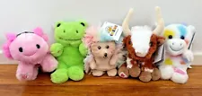 Build-A-Bear Sanrio Mini Beans Collection Frog Longhorn Axolotl Pastel Cow 2024