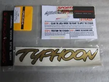 1993 GMC Truck Gold Typhoon Decal Kit