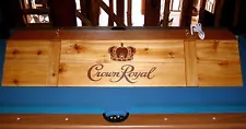 New Crown Royal Pool Table Billiards Light & Wall Cue Rack Combo !!