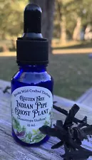 Indian Pipe Ghost Tincture Gluten Free Flower In Bottle Drops monotropa