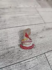 St Louis Cardinals 2012 Season Ticket Holder Lapel Hat Pin World Series Trophy