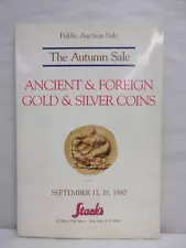 Stacks Auction Catalog Autumn Sale Ancient Foreign Gold & Silver Coins Sept 1980