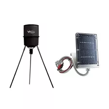 Wildgame Innovations TriPod Deer Feeder with Solar Panel Battery Charger