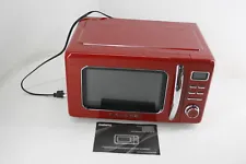 Galanz Retro Countertop Microwave Oven Auto Cook Reheat 0.9 cu ft 900 watts