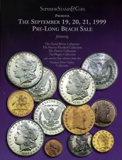 Superior US Gold Silver Copper Coins Coin Collection Auction Catalog Sale - 1999