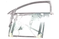 02 03 04 AUDI A6 C5 FRONT LEFT WINDOW MOTOR REGULATOR FRAME GLASS COMPLETE OEM (For: 2002 Audi A6 Quattro)