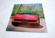 1982 Chevrolet Corvette Sales Brochure Original NOS