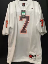 VTG Nike Team Virginia Tech Michael Vick Away White Jersey sz XL - NWT