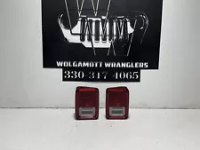 07-17 Jeep Wrangler JK Rear Tail Lights Taillights OEM Right and Left Pair CC4DD