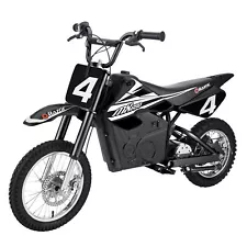 Razor MX650 Dirt Rocket High-Torque Electric Motocross Dirt Bike, 17 MPH, Black