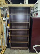 bookcase 6 shelves, mahogany, movable shelves, good condition